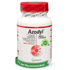 Vetoquinol Azodyl For Dogs And Cats, Helps Support Normal Kidney Function And Health For Dogs And Cats, Supports The Function And Health Of Kidneys In Dogs And Cats, 90 Ct