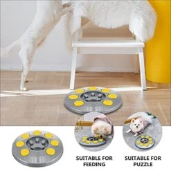 Balacoo Dog Puzzle Toys Spill Proof Dog Bowl Slow Feed Dog Bowl Snuffle Toy Dog Feeding Plate Low Feeding Training Preventing Choking Dog Puzzle Toys Spill Proof Dog Bowl -Zoo Shop 51qD4OBcaJS