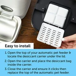 Maplefield [12 Pack] Pet Feeder Desiccant Bags For Petlibro Automatic Pet Feeders - Pet Food Storage - Keeps Dog & Cat Food Dry And Removes Moisture -Zoo Shop 51qEbyDKwIL