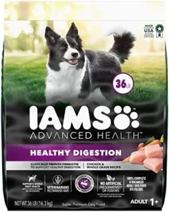 Iams Advanced Health Adult Healthy Digestion Dry Dog Food With Real Chicken, 13.5 Lb. Bag -Zoo Shop 51qFnntLryL. AC