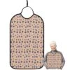 Funnywall88 Adult Bibs Pet Dog Paws Waterproof Apron For Elderly, Women For Eating With Adjustable Strap Snap Closure - Washable With Optional Crumb Catcher, Reusable, Large -Zoo Shop 51qJdcf1LoL