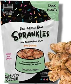 SPRANKLES Freeze Dried Chicken Liver Treats For Cats & Dogs - Single Ingredient All Natural Grain-Free, High Protein, Made In USA - Perfect For Training, Topper Or Snack (Chicken Liver, 6 Ounce) -Zoo Shop 51qJz79XJbL. AC