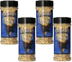 (4 Pack) Fluker's Freeze Dried River Shrimp Pet Food, 1-Ounce Jars