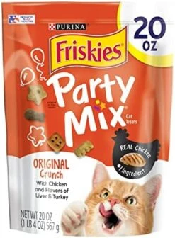 Purina Friskies Made In USA Facilities Cat Treats, Party Mix Original Crunch - 30 Oz. Pouch 26 Purina Friskies Made In USA Facilities Cat Treats, Party Mix Original Crunch - 30 Oz. Pouch -Zoo Shop 51qTvJGmDxL. AC
