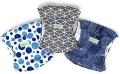 Dr. Judy Morgan's Naturally Healthy Pets Washable Male Dog Diaper Belly Band Wrap Print Colors (X-Large) 10 Dr. Judy Morgan's Naturally Healthy Pets Washable Male Dog Diaper Belly Band Wrap Print Colors (X-Large) -Zoo Shop 51qenaxQBTL. AC