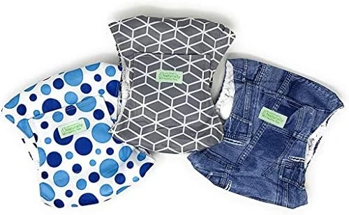 Dr. Judy Morgan's Naturally Healthy Pets Washable Male Dog Diaper Belly Band Wrap Print Colors (X-Large) 6 Dr. Judy Morgan's Naturally Healthy Pets Washable Male Dog Diaper Belly Band Wrap Print Colors (X-Large) - Image 4