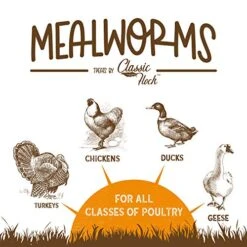 Classic Flock 5LB Dried Mealworms Non-GMO High Protein Treats For Chicken, Wild Birds, Ducks, Fish, Hedgehogs, Lizards, Reptiles 13 Classic Flock 5LB Dried Mealworms Non-GMO High Protein Treats For Chicken, Wild Birds, Ducks, Fish, Hedgehogs, Lizards, Reptiles -Zoo Shop 51qgMN9VaFL