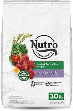 Nutro Natural Choice Senior Dry Dog Food, Chicken & Brown Rice Recipe Dog Kibble, 13 Lb. Bag -Zoo Shop 51qi5T6y6CL. AC 1