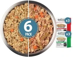 JustFoodForDogs Pantry Fresh Dog Food, Human Grade Beef, Chicken, Variety Pack (4 Pack) 19 JustFoodForDogs Pantry Fresh Dog Food, Human Grade Beef, Chicken, Variety Pack (4 Pack) -Zoo Shop 51qn5MHVvRL. AC 1