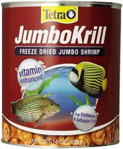 Tetra JumboKrill Freeze-Dried Jumbo Shrimp 3.5 Ounces, Natural Shrimp Treat For Aquarium Fish, Red (16198) -Zoo Shop 51qqRKW4j1L. AC 1