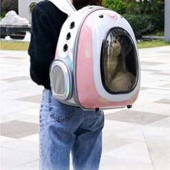 AYENCI Pet Backpack, Window Breathable Travel Bag Astronaut Space Capsule Pet Carrier Backpack For Cat Dog (Color : Yellow, Size : M) 15 AYENCI Pet Backpack, Window Breathable Travel Bag Astronaut Space Capsule Pet Carrier Backpack For Cat Dog (Color : Yellow, Size : M) -Zoo Shop 51qwBFeRE8L