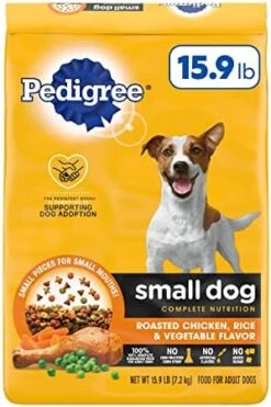 Pedigree Small Dog Complete Nutrition Small Breed Adult Dry Dog Food Grilled Steak And Vegetable Flavor Dog Kibble, 14 Lb. Bag -Zoo Shop 51r1KxdXbL. AC