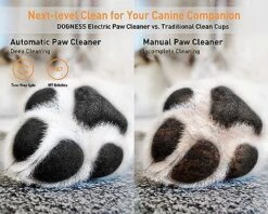 DOGNESS Automatic Dog Paw Cleaner, Electric Paw Washer For Dogs Portable Paw Cleaner Cup, Dog Foot Cleaning Machine USB Rechargeable, Designed For Medium To Large Dogs (White) 12 DOGNESS Automatic Dog Paw Cleaner, Electric Paw Washer For Dogs Portable Paw Cleaner Cup, Dog Foot Cleaning Machine USB Rechargeable, Designed For Medium To Large Dogs (White) -Zoo Shop 51r86UWNTHL