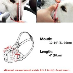 PET ARTIST Genuine Leather French Bulldog Dog Muzzle Adjustable For Medium And Big Pitbulls German Shepherd Dog Brown -Zoo Shop 51rAcovfHtL