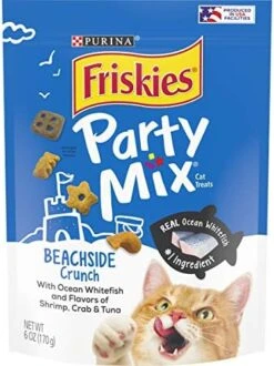 Purina Friskies Made In USA Facilities Cat Treats, Party Mix Original Crunch - 30 Oz. Pouch 25 Purina Friskies Made In USA Facilities Cat Treats, Party Mix Original Crunch - 30 Oz. Pouch -Zoo Shop 51rCSwgum9L. AC