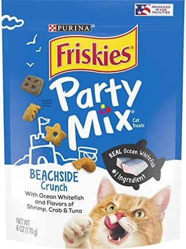 Purina Friskies Made In USA Facilities Cat Treats, Party Mix Original Crunch - 30 Oz. Pouch 11 Purina Friskies Made In USA Facilities Cat Treats, Party Mix Original Crunch - 30 Oz. Pouch - Image 9