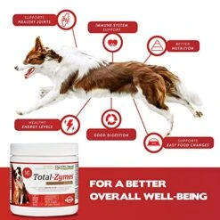 NWC Naturals - Total-Zymes- Digestive Enzymes For Dogs And Cats - Treats 365 Cups Of Pet Food -Zoo Shop 51rLHRQojdL