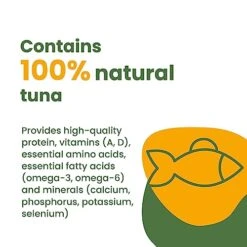 Almo Nature: HQS Natural Cat 24 Pack: Tuna & Clams In Broth - 2.47oz Cans, Supplemental Adult Cat Canned Wet Food, Limited Ingredient, Grain Free -Zoo Shop 51rLNNlQ5vL