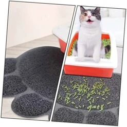 Hohopeti 2pcs Cat Mat Cat Litter Mat Dog Training Pads Puppy Washing Mat Anti-Skid Dog Pad Cat Drinking Bowl Pad PVC Food Mat Small Animals PVC Grey Water Proof Pet Feeding Mat Cat Food Pad 12 Hohopeti 2pcs Cat Mat Cat Litter Mat Dog Training Pads Puppy Washing Mat Anti-Skid Dog Pad Cat Drinking Bowl Pad PVC Food Mat Small Animals PVC Grey Water Proof Pet Feeding Mat Cat Food Pad -Zoo Shop 51rMXwe705L