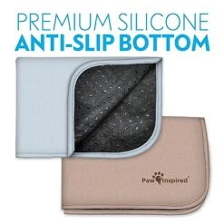 Paw Inspired Washable Pee Pads For Dogs: Crate Series | For Use With 42" Kennels | Reusable, Waterproof Pet Pads For Puppy Training, Whelping, Senior Dogs With Incontinence, And More (41x28, (2 Pack)) 10 Paw Inspired Washable Pee Pads For Dogs: Crate Series | For Use With 42" Kennels | Reusable, Waterproof Pet Pads For Puppy Training, Whelping, Senior Dogs With Incontinence, And More (41x28, (2 Pack)) -Zoo Shop 51rXftWMccL