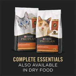 Purina Pro Plan Gravy, High Protein Wet Cat Food, Complete Essentials Ocean Whitefish And Tuna Entree In Sauce - (24) 5.5 Oz. Cans -Zoo Shop 51reofxbY8L