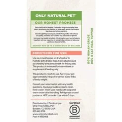 Only Natural Bone Broth For Dogs & Cats - Hydrating Food Topper & Gravy - Add Flavor & Nutrition To Dehydrated Food - Ideal Treat For Picky Eaters - Liquid Pouch Seasoning Salmon 2-Pack 8.45 Oz Each -Zoo Shop 51rzx4GskyL