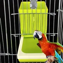 Pet Pet Bird Food Dispenser Parrot Fooder Feeder Bird Food Container Small Birds Cage Accessories Feeding Device Bowl -Zoo Shop 51s1xPs1A5L