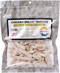 Fresh Is Best - Freeze Dried Healthy Raw Meat Treats For Dogs & Cats - Chicken Breast Tenders -Zoo Shop 51s4WHhM8JL. AC