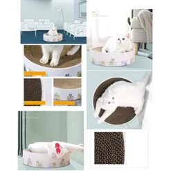 Yliping Cat Scratching Plate Claws Corrugated Paper Cat Litter Wear Cat Claw Board Cat Supplies Cat Toys (Size : B(L)) -Zoo Shop 51s8204izLL