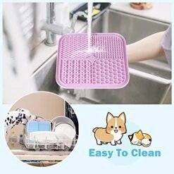 Rocossia Licking Mat For Dogs And Cats 3 Pack With Suction Cups, Dog Peanut Butter Lick Pads For Boredom Reducer, Slow Feeder Dog Cat Bowls For Bathing, Grooming And Training -Zoo Shop 51sLIHPUrmL
