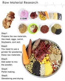 QCHIAN Manual Animal Feed Maker, Pet Dog Cat Feed Food Pellet Machine, Birds Fishing Bait Granulator Pelleter, 1.5/2.5/3/4/5/6/7/8/9/10mm Molds For Fish Parrot Chin Indigo Birds Larks Thrush 10 QCHIAN Manual Animal Feed Maker, Pet Dog Cat Feed Food Pellet Machine, Birds Fishing Bait Granulator Pelleter, 1.5/2.5/3/4/5/6/7/8/9/10mm Molds For Fish Parrot Chin Indigo Birds Larks Thrush -Zoo Shop 51sLWfNzZkL