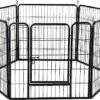 Fence Pen Freestanding Foldable Dog Gates Foldable Metal Pet Exercise Playpen Install Easily Enclosure Dog Fences Puppy Kennel House Dog Supplies Pet Puppy Safety Fence -Zoo Shop 51sMGixGJJL