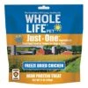 Whole Life Pet Just One Chicken Dog And Cat Value Packs - Human Grade, Freeze Dried, One Ingredient - Protein Rich, Grain Free, Made In The USA