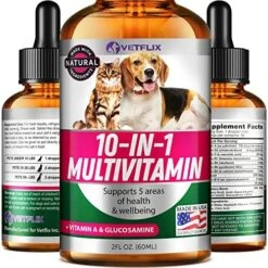 Velflix Allergy Immune Anti Itch & Hot Spots - Made In USA Natural Pet Supplement For Cat & Dog Allergy Relief With Turmeric & Milk Thistle -Seasonal Allergies Digestive Treatment For Dogs & Cats 12 Velflix Allergy Immune Anti Itch & Hot Spots - Made In USA Natural Pet Supplement For Cat & Dog Allergy Relief With Turmeric & Milk Thistle -Seasonal Allergies Digestive Treatment For Dogs & Cats -Zoo Shop 51smKvnJ7eL. AC