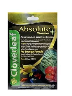 WORMER Plus - Freshwater And Saltwater Fish Powder Medication. Dewormer For Fish With Parasites And Flukes. 20G - Treats 2400 GALLONS