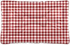 Ultra Soft Dog Cat Crate Bed Blanket-Blue And Green Plaid Fluffy Pet Bed All Season-Short Pile-Anti-Slip Pet Beds 24"x18" -Zoo Shop 51t52X4RJL. AC