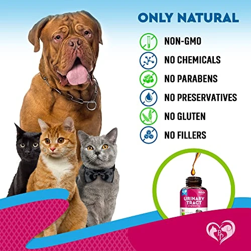 Cat & Dog Urinary Tract Infection Treatment & Natural UTI Medicine Cranberry-Kidney+Bladder Support Supplement - Best Prevention Incontinence, Bladder Stones - Pet Renal Health & UTI Care Drops 7 Cat & Dog Urinary Tract Infection Treatment & Natural UTI Medicine Cranberry-Kidney+Bladder Support Supplement - Best Prevention Incontinence, Bladder Stones - Pet Renal Health & UTI Care Drops - Image 5