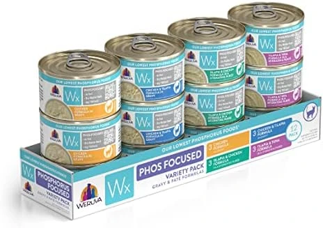 Weruva Wx Phos Focused, Tilapia & Tuna Formula In A Hydrating Purée, 3oz Can (Pack Of 12) 10 Weruva Wx Phos Focused, Tilapia & Tuna Formula In A Hydrating Purée, 3oz Can (Pack Of 12) - Image 8
