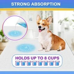 IMMCUTE Dog Pee Pads 23"x36" -30 Count | Puppy Pee Training Pads Super Absorbent & Leak-Proof | Disposable Pet Piddle And Potty Pads For Puppies | Dogs | Doggie| Cats | Rabbits 13 IMMCUTE Dog Pee Pads 23"x36" -30 Count | Puppy Pee Training Pads Super Absorbent & Leak-Proof | Disposable Pet Piddle And Potty Pads For Puppies | Dogs | Doggie| Cats | Rabbits -Zoo Shop 51te5XSO0tL