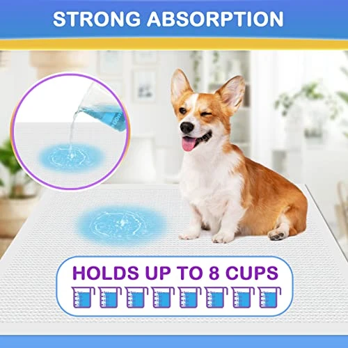 IMMCUTE Dog Pee Pads 23"x36" -30 Count | Puppy Pee Training Pads Super Absorbent & Leak-Proof | Disposable Pet Piddle And Potty Pads For Puppies | Dogs | Doggie| Cats | Rabbits 5 IMMCUTE Dog Pee Pads 23"x36" -30 Count | Puppy Pee Training Pads Super Absorbent & Leak-Proof | Disposable Pet Piddle And Potty Pads For Puppies | Dogs | Doggie| Cats | Rabbits - Image 3