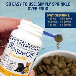 ProDen PlaqueOff Powder For Pets - Cat & Dog Breath Freshener - Plaque & Tartar Remover For Pet Oral Care - Supports Healthy Mouth For Dogs - 60g 10 ProDen PlaqueOff Powder For Pets - Cat & Dog Breath Freshener - Plaque & Tartar Remover For Pet Oral Care - Supports Healthy Mouth For Dogs - 60g -Zoo Shop 51tfFgbpuNL