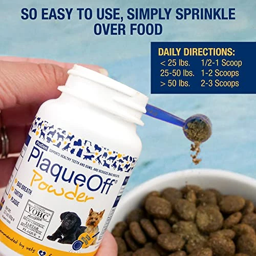 ProDen PlaqueOff Powder For Pets - Cat & Dog Breath Freshener - Plaque & Tartar Remover For Pet Oral Care - Supports Healthy Mouth For Dogs - 60g 6 ProDen PlaqueOff Powder For Pets - Cat & Dog Breath Freshener - Plaque & Tartar Remover For Pet Oral Care - Supports Healthy Mouth For Dogs - 60g - Image 4