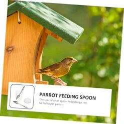 Iplusmile 3 Sets Parrot Feeding Spoon Pet Feeder Pigeon Feeder Accessories Birds Hand Food Feeder Water Feeding Tube Bird Supply Convenient Bird Spoon Bird Feeding Spoon Metal Hose -Zoo Shop 51u0Ulv6AyL