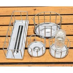 La La Pet® Stainless Steel Reptile Turtle Food Water Dispenser Feeder Food Bowl Feeding Dish For Lizard Tortoise Chameleon Round L -Zoo Shop 51u6P1y2zEL