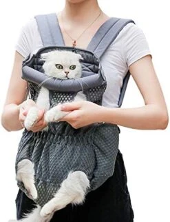 Coppthinktu Dog Carrier Backpack - Legs Out Front-Facing Pet Carrier Backpack For Small Medium Large Dogs, Airline Approved Hands-Free Cat Travel Bag For Walking Hiking Bike And Motorcycle -Zoo Shop 51u6ceaMhzL. AC