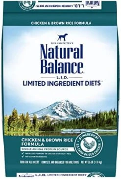 Natural Balance Limited Ingredient Adult Dry Dog Food With Healthy Grains, Lamb & Brown Rice Recipe, 12 Pound (Pack Of 1) -Zoo Shop 51u7kiDMSLL. AC