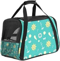 Pet Carrier Lovely Little Dog Bone Dog Food Soft-Sided Pet Travel Carriers For Cats,Dogs Puppy Comfort Portable Foldable Pet Bag Airline Approved -Zoo Shop 51u97RTEqQL. AC