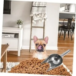 Balacoo 3pcs Stainless Steel Scoop Pet Feeder Dog Treat Scoop Pet Feeding Scoop Stainless Ice Scoop Cat Food Scoop Stainless Steel Shovel Durable Dog Food Spoon Feed The Cat Ice Spoon -Zoo Shop 51uC1BNtuqL