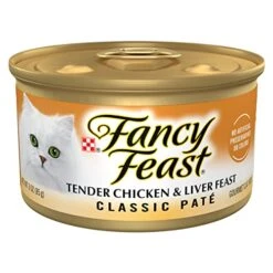Purina Fancy Feast Classic Grain Free Wet Cat Food Pate - (24) 3 Oz. Cans