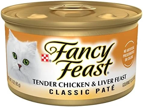 Purina Fancy Feast Classic Grain Free Wet Cat Food Pate - (24) 3 Oz. Cans 14 Purina Fancy Feast Classic Grain Free Wet Cat Food Pate - (24) 3 Oz. Cans - Image 12